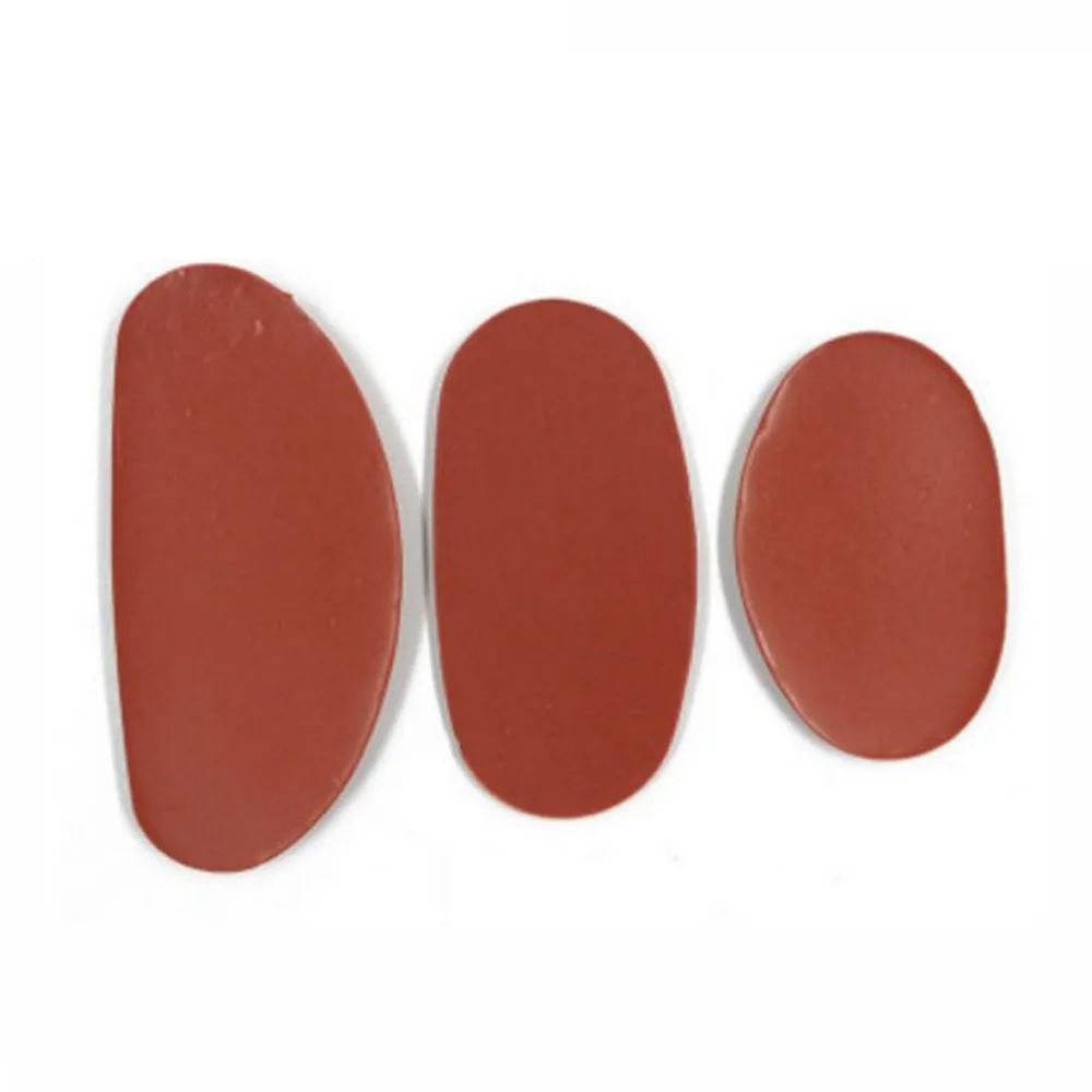 

3PCS Hand-made Sculpture Ceramic Clay Artist Auxiliary Art Special Tool Red Silicone Pottery Clay Tool