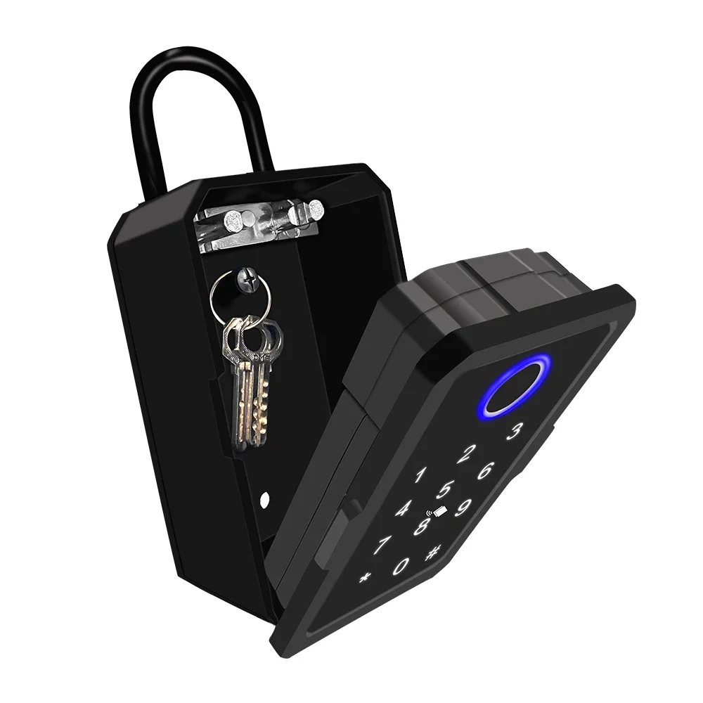 

SZMYQ Waterproof Electric Digital Fingerprint Biometric ShenZhen Smart Life Home Padlock With Tuya App Remote Control Lock