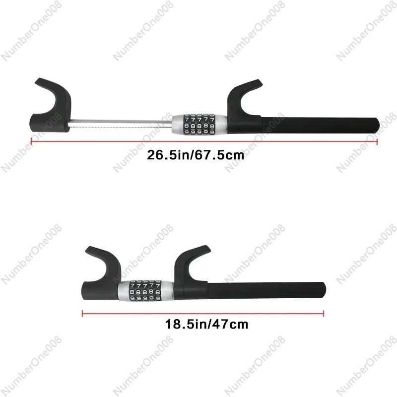 Car Steering Wheel Anti-Theft Password Lock Car Password Lock U-Shaped Steering Wheel Password Lock