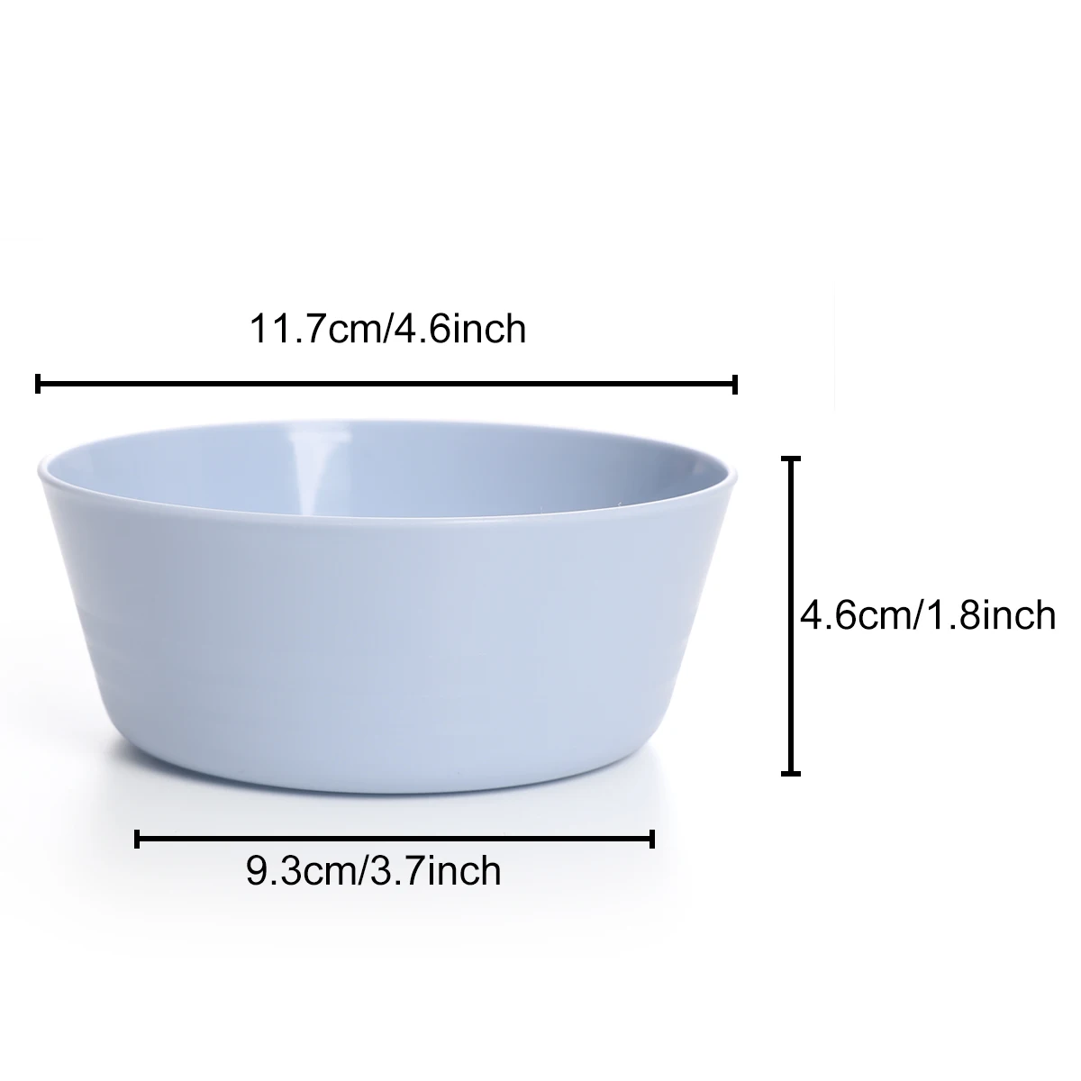 3pcs Baby Feeding plastic Bowls - Toddlers Cereal Bowls Microwave Dishwasher Safe BPA Free Children Snack Bowls