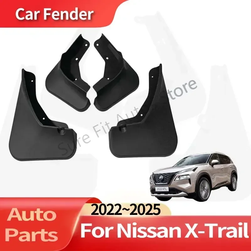 

Auto Accessories For Nissan X-Trail 2022~2025 Lining Car Fender Anti-sand Splash Mud Guard Skin Punch-free Installation Car Tool