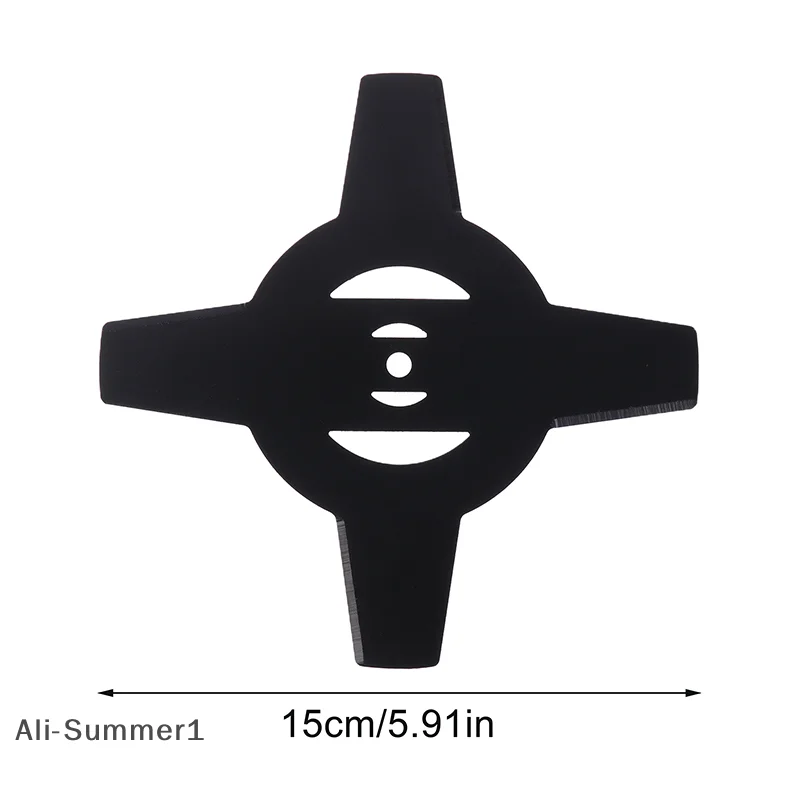 【E】شفرات رأس آلة تشذيب العشب المعدنية 150 مم عالمية 4T لملحقات أدوات جزازة العشب الكهربائية #6