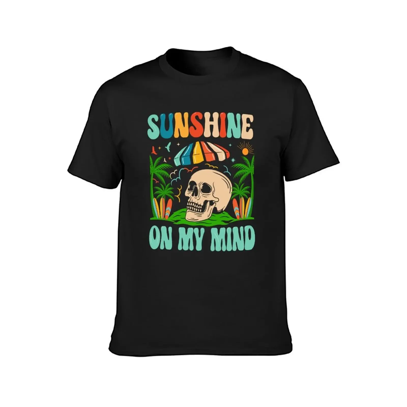 Sunshine on my mind T-shirt anime clothes vintage clothes plus size tops fruit of the loom mens t shirts