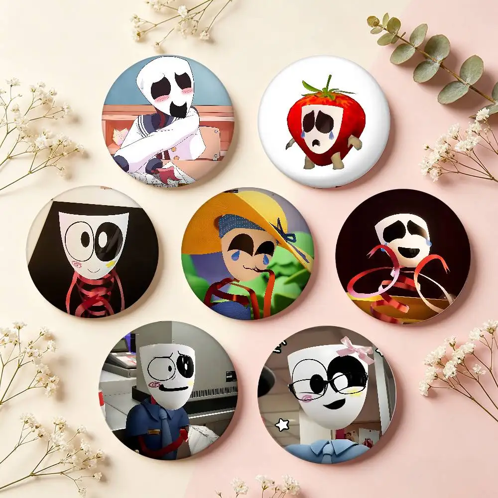 Cute G-gangle Cartoon Star Badges, Brooches, Pins, Tin Props, Christmas Gifts, Birthday Gifts