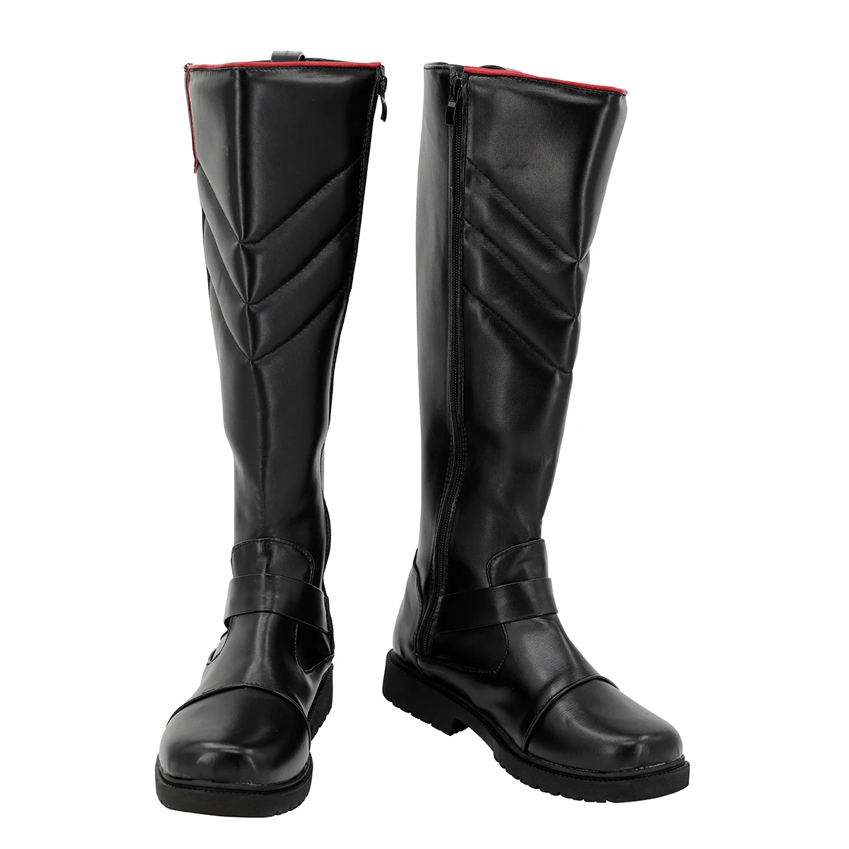 

Jedi Master Tera Sinube Cosplay Boots Custom Size Handmade Black Leather Shoes