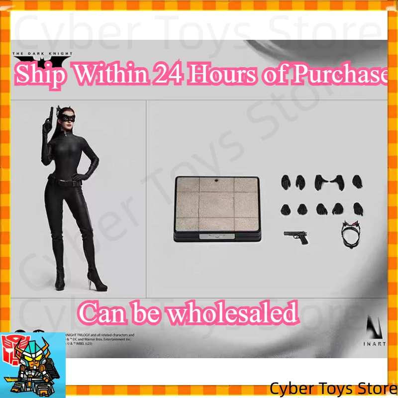 

【Ship Within 24 Hours of Purchase】INART 1/12 Batman The Dark Knight Rises Catwoman Action Collect Leisure Gifts Figure Leisure