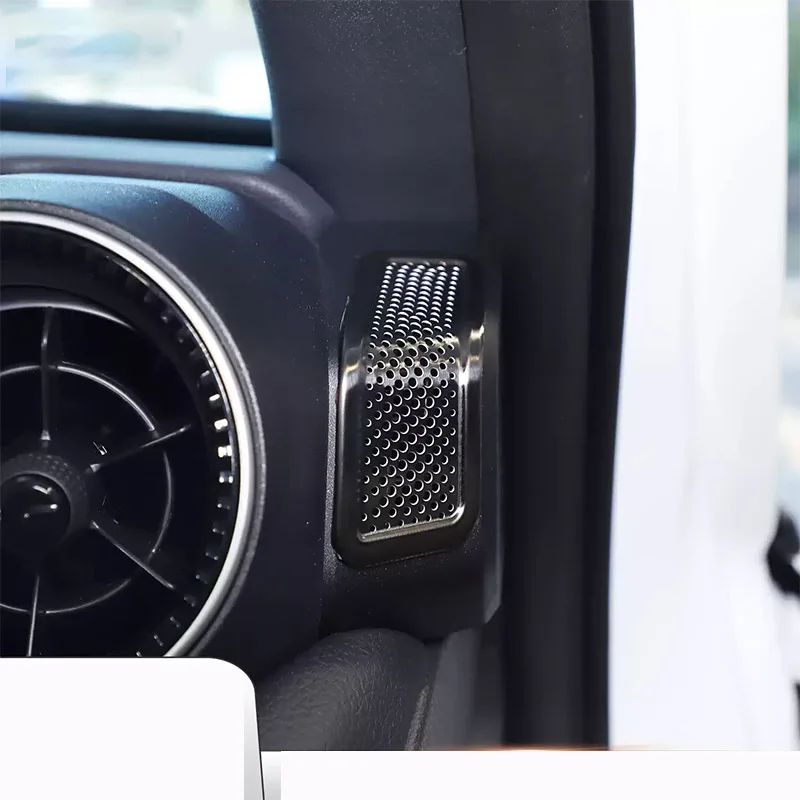 For Toyota Land Cruiser Prado 250 Series 2024 Anti blocking and dust-proof mesh cover for the central control side air outlet