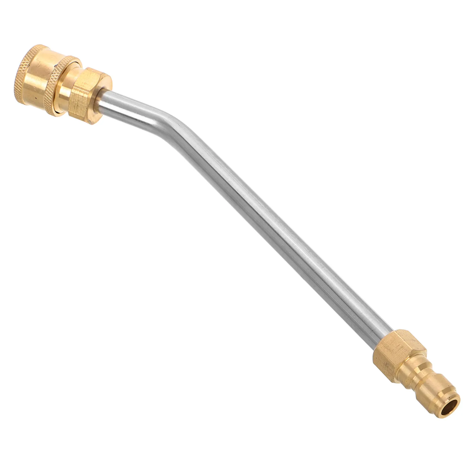 High Pressure Gun Bent Rod Nozzle 17cm Extension Washer 1 4 Female Socket Sprayer Wand Durable Stainless Steel Car