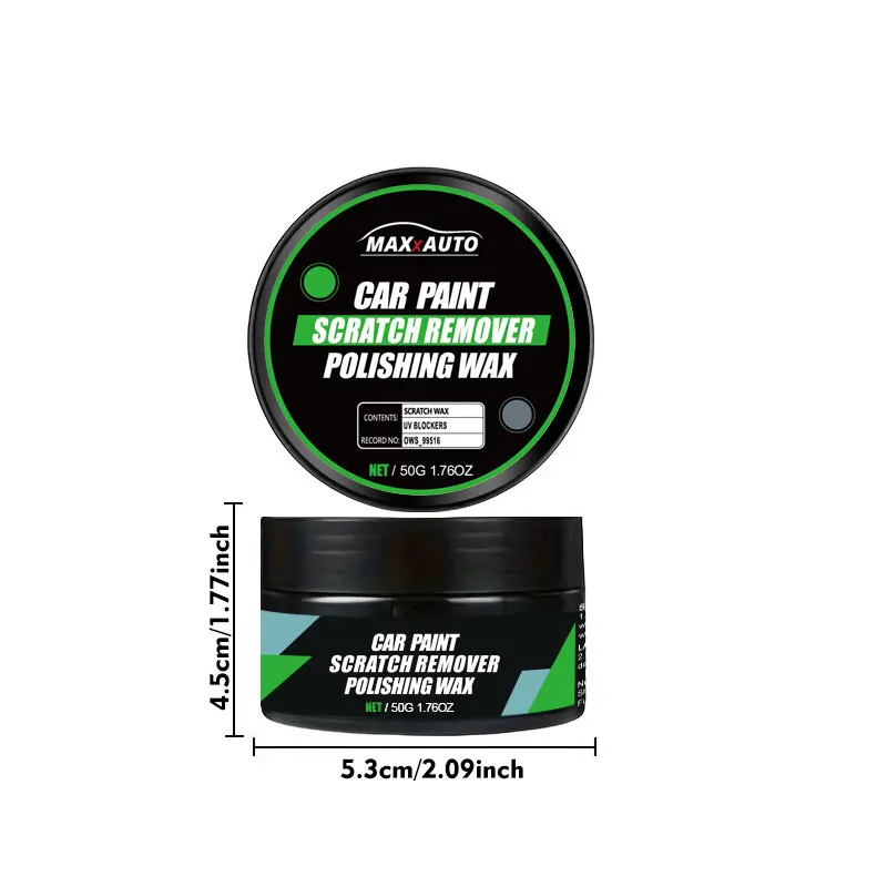 Car Scratch Wax Nano Gloss Polishing Car Scratch Wax Swirl Remover Car Clay Scratch Repair Paste Multiple Paint Grinding Polish