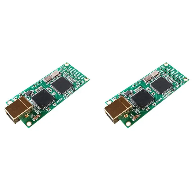 B76B 2X Amanero Combo384 Module DSD512/PCM384 32Bit USB Audio Interface for AK4497 ES9038 AK4493 Decoders