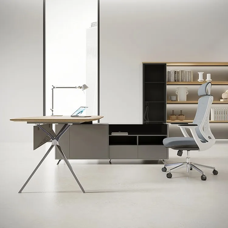 Manager desk and chair combination office desk fashion single table