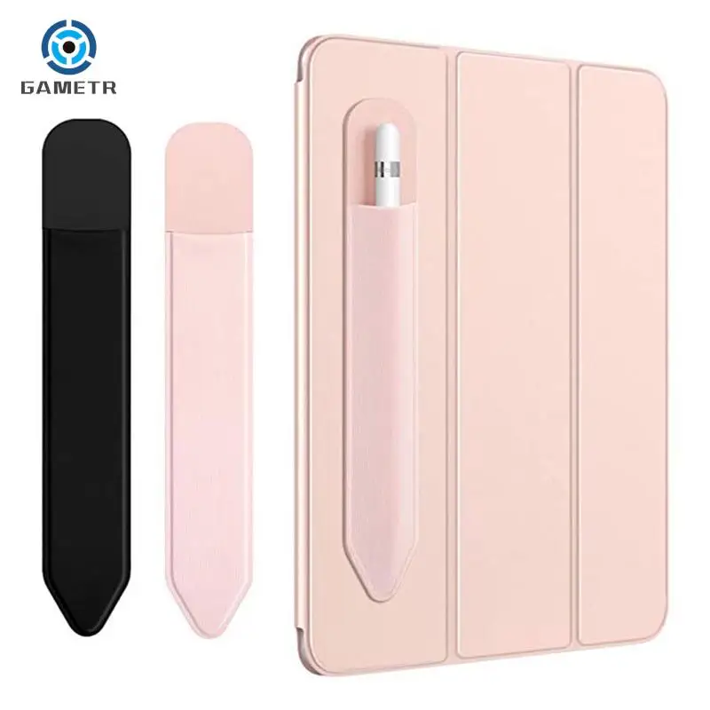 Casing pensil perekat untuk Apple Pencil 2 1, pemegang stik untuk iPad penutup pensil Tablet Stylus sentuh tas kantong pemegang Stylus