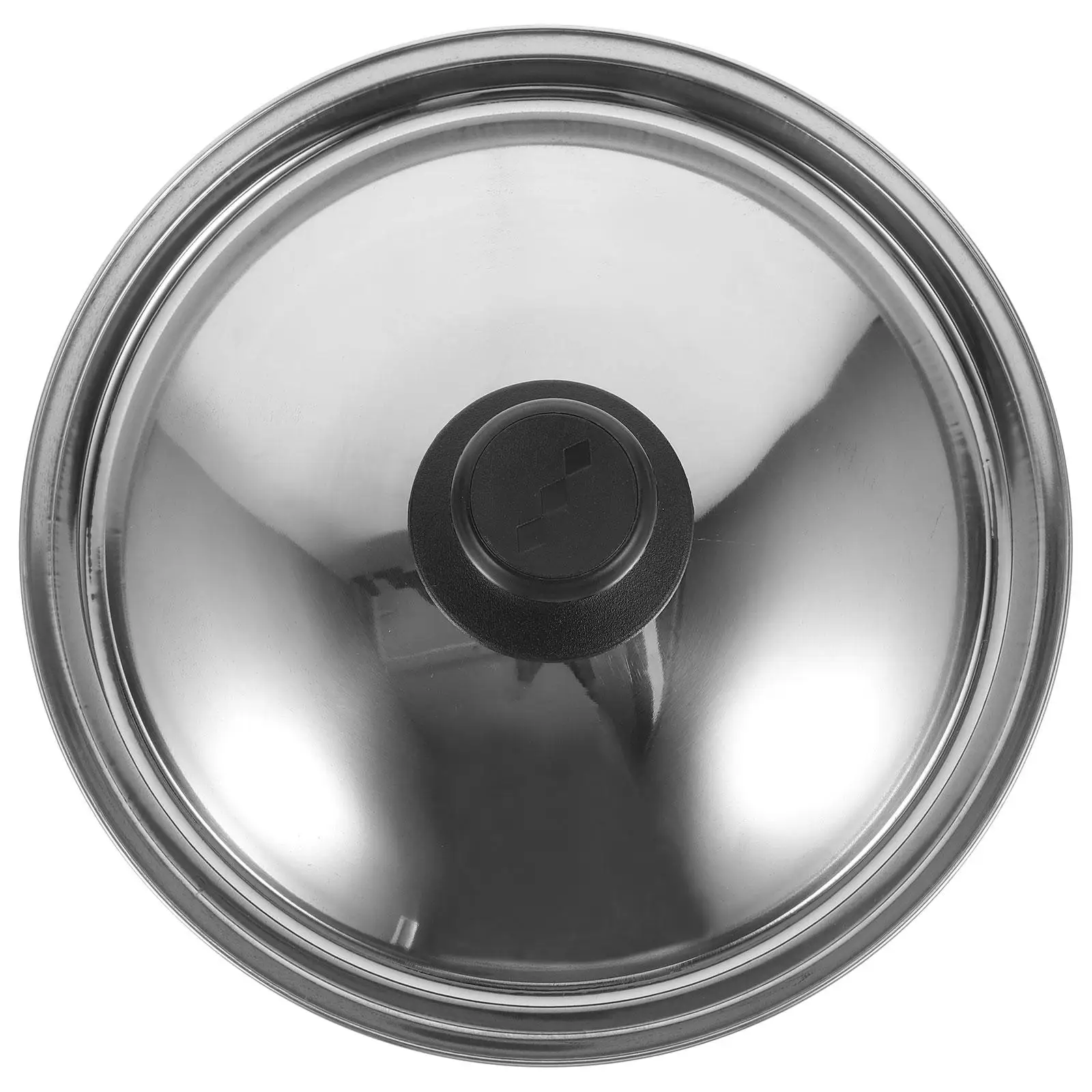 

Stainless Steel Pot Lid 24cm Saucepan Cover Anti-scald Lightweight Fits Most Cookware Pans Kitchen Barware