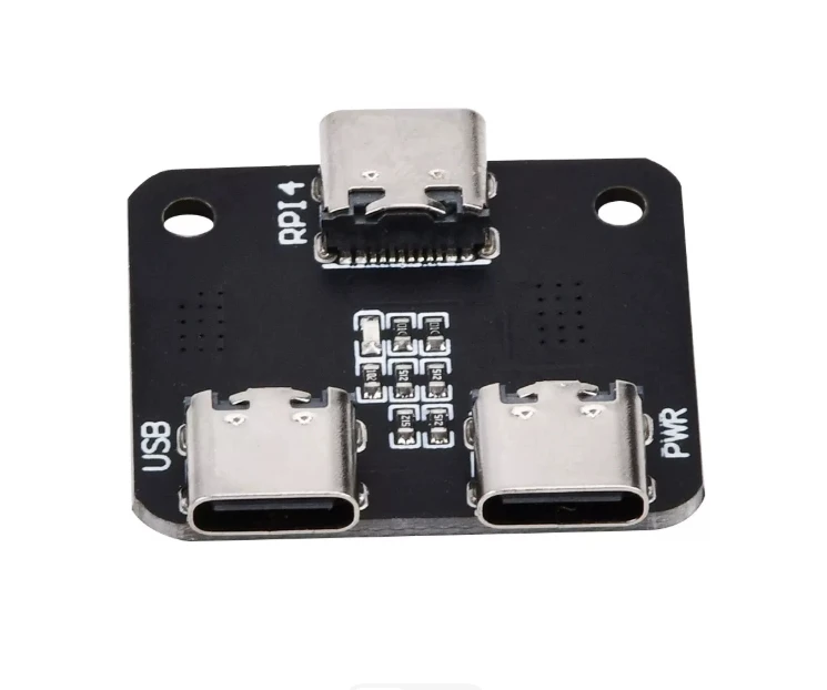 USB Power Splitter for Raspberry Pi Development Board BliKVM and PiKVM KVM over IP HDMI CSI Type-C Interface
