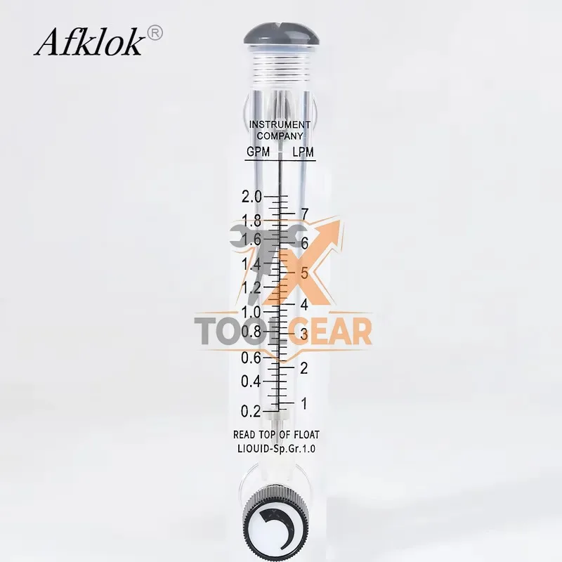 2026hotsale* Panel Mount Borosilicate Glass OEM Low Cost Water Liquid for RO Systems Industrial Flow Indicator Rotameter Flow