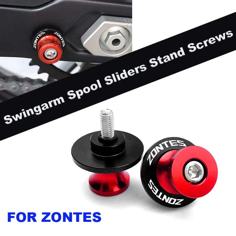 For Zontes  Zt310x Zt301v Zt 310T 310V Zt310r Motorcycle 8MM Swingarm Spools Slider Stand Screw Rear Swingarm Swing Arm Stand