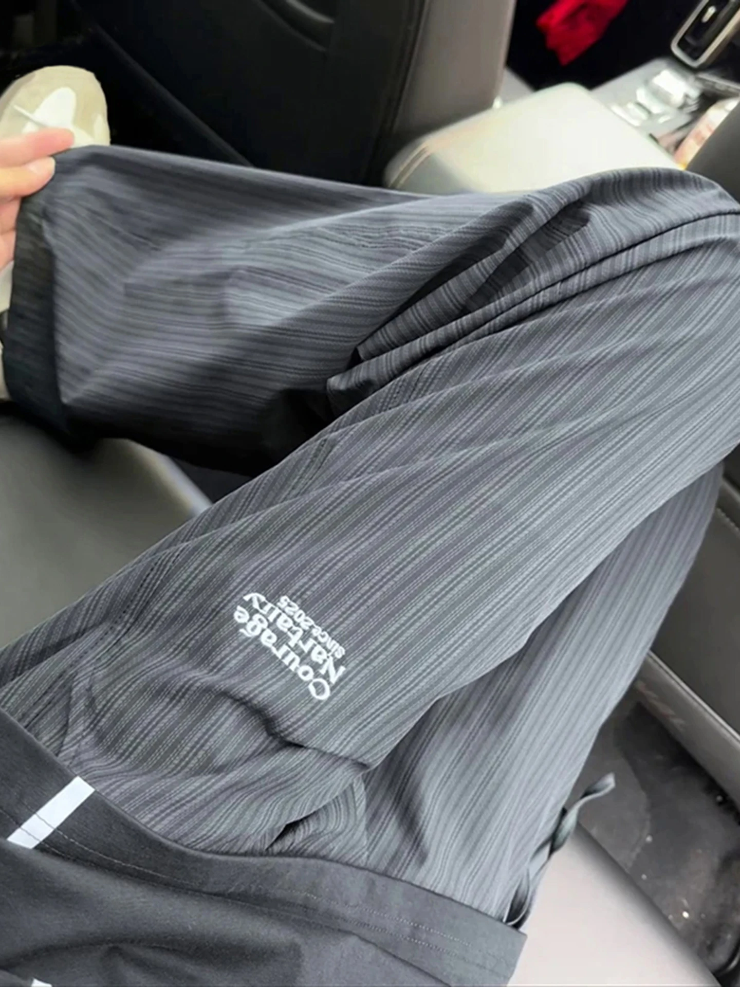 

Мужские повседневные брюки American Sle: осенние, свободные, широкие, из ткани Bubble, прямые, струящиеся, комфортные, в деловом стиле