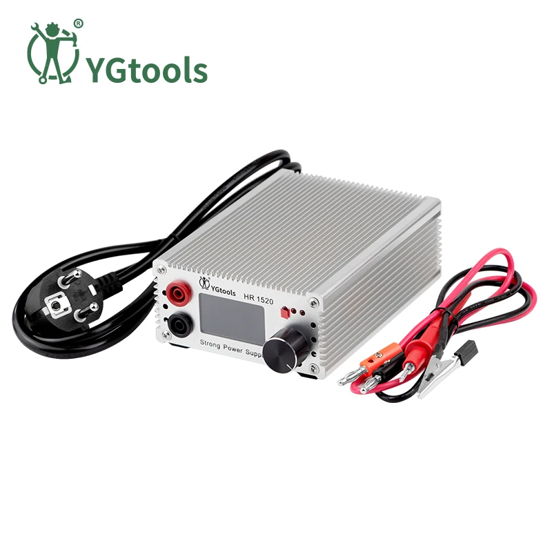 YGTOOLS HR1520 Short Killer Strong Power Supply for Computer Motherboard Short Circuit Detection Burn Mobile Phone Repair Tool