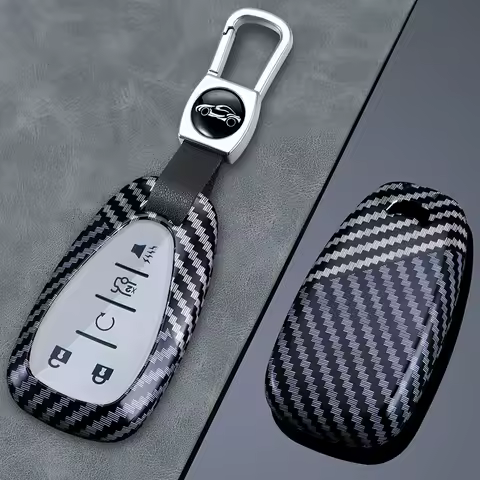 2 3 4 5 buttons Carbon Fibre Key Case Cover for Chevrolet Onix Equino Cruze Spark Sonic Camaro Volt Bolt Malibu Blazer Traverse