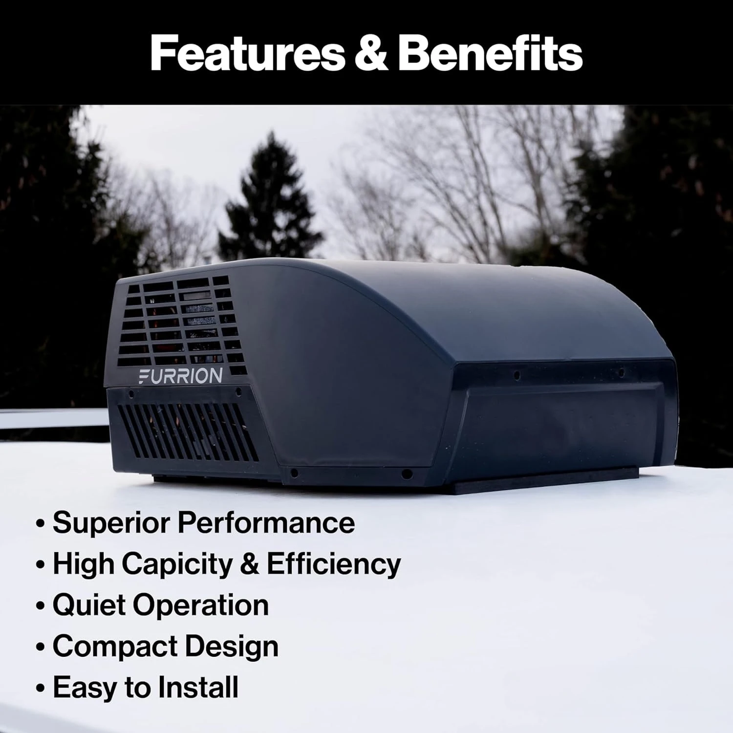 

18000 BTU RV Rooftop AC - Variable Speed, R32 Refrigerant, Turbo Cool Mode, Quiet High-Efficiency loka