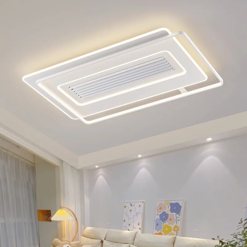 Modern ceiling lamps bedroom folding Ceiling fan ceiling fan with led light and control ceiling lamp for living room lighting