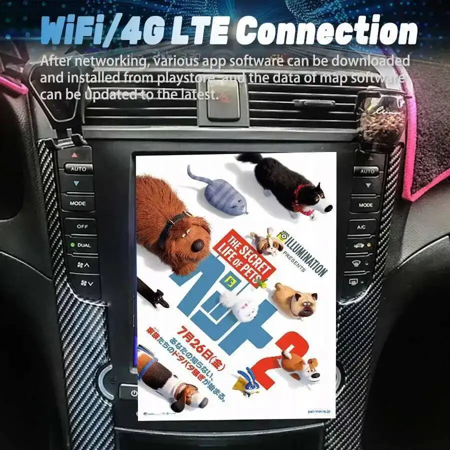 Navirider Android 15 Screen 256GB Car Radio 2Din GPS Navi For Honda Acura TL 2004-2008 Stereo Multimedia Video Player Carplay