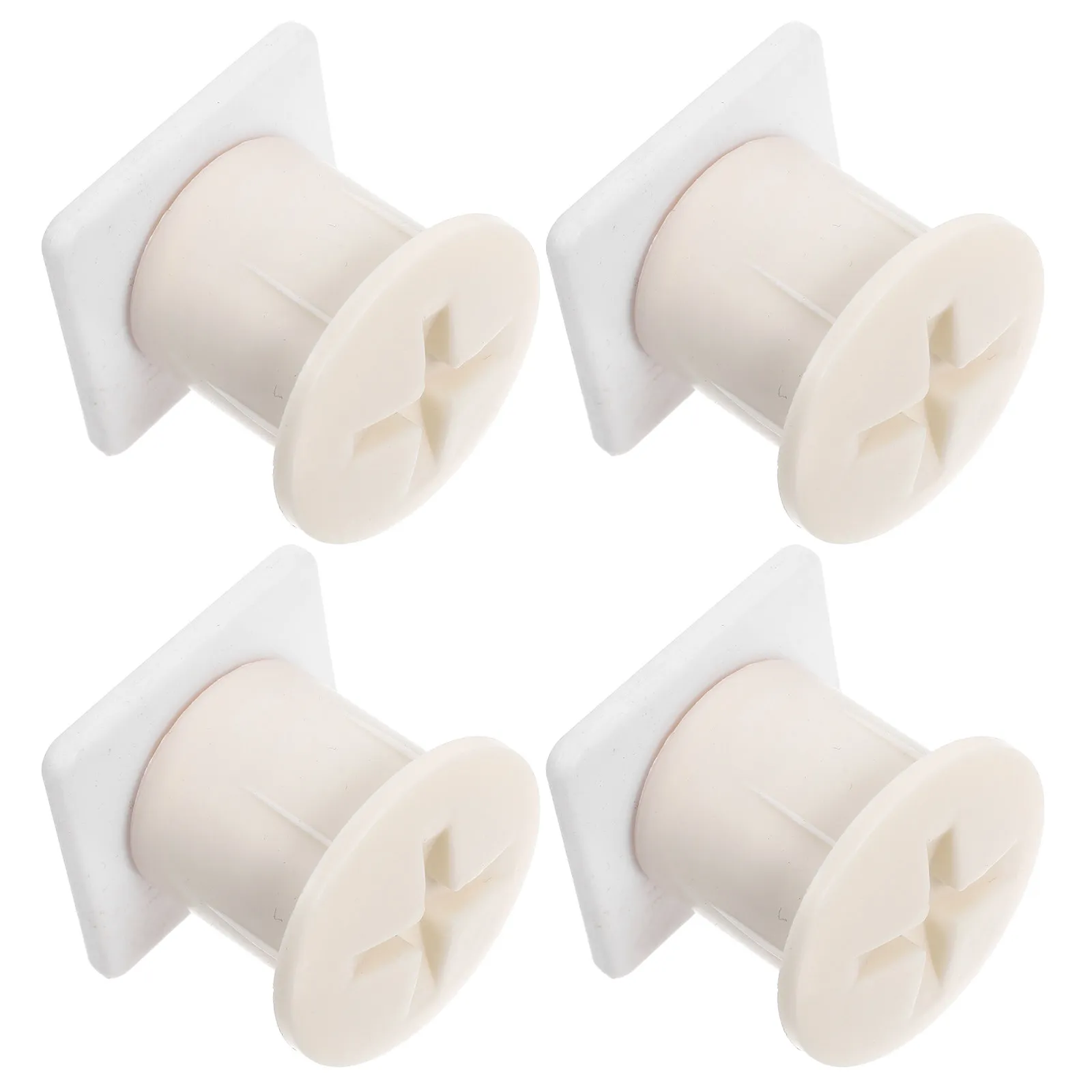 8Pcs Children Slide Fixing Screw Caps White Plastic Replacement Covers for Toddler Slide Rail Spare Parts Maintenance - view 4