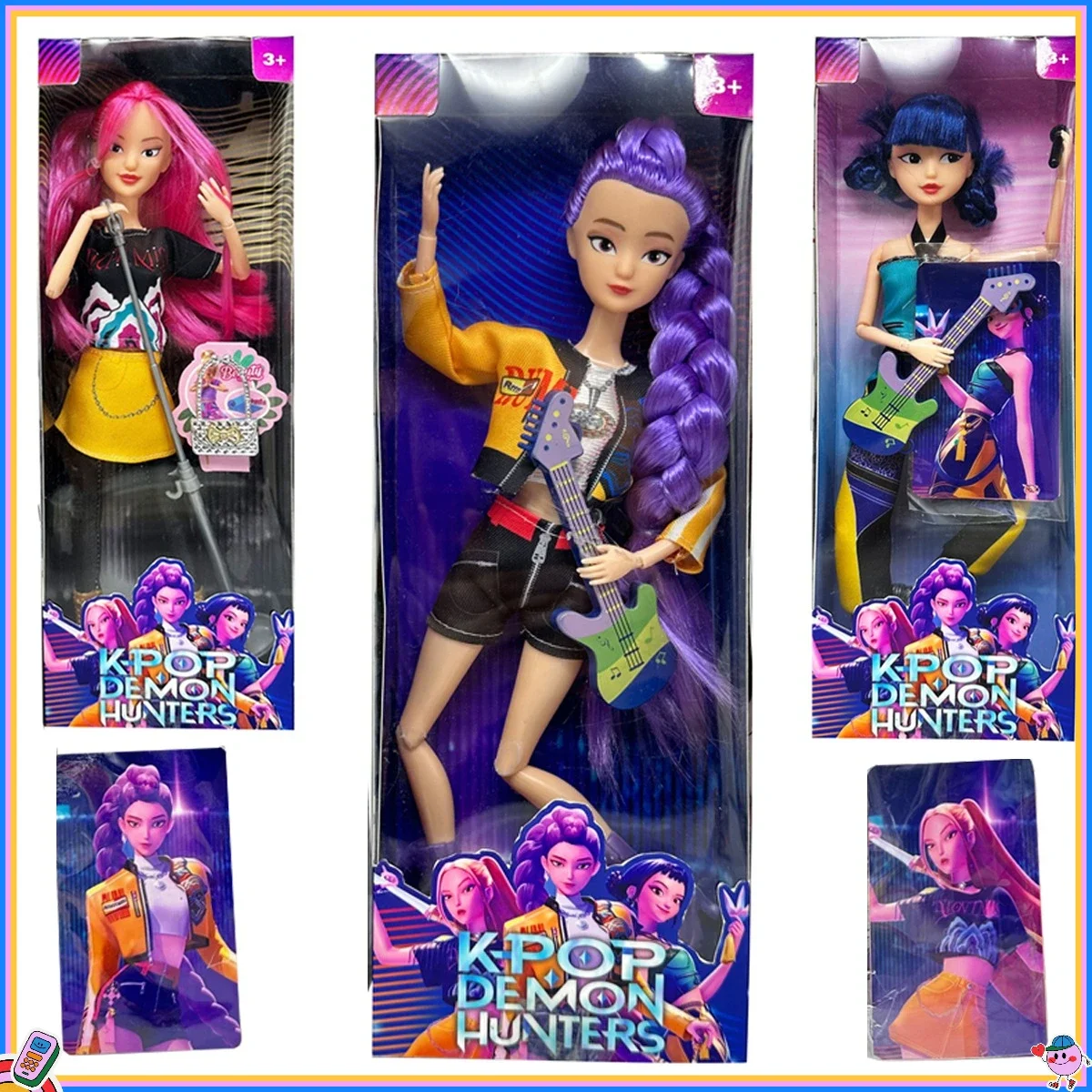 de vinilo Kpop Devil Hunter، neue muñeca en miniatura K-POP Devil Killer، Lumimila Zoey، decoraciones de escritorio، reg