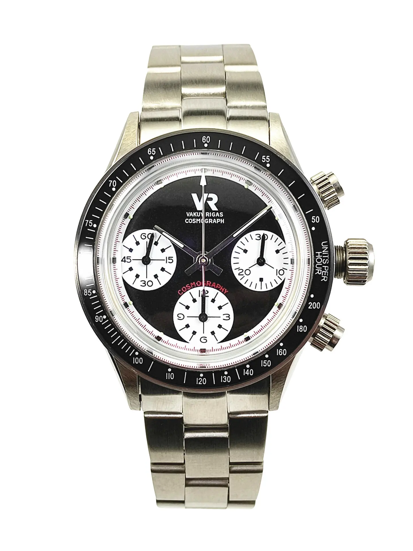 38MM Men's Automatic Mechanical Watch, Replica Paul Newman Daytona, Dandong 7750 Movement, Chronograph, Oyster Case, Domed Cryst