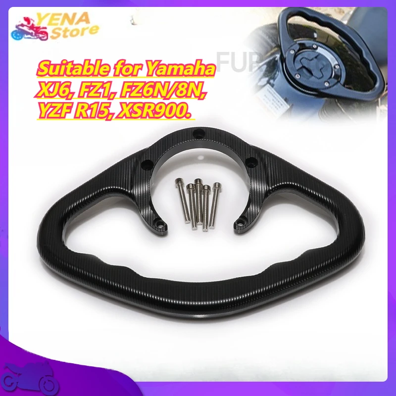 

The rear passenger handlebar for the motorcycle handlebar tank is suitable for Yamaha XJ6, FZ1, FZ6N/8N, YZF R15, XSR900.