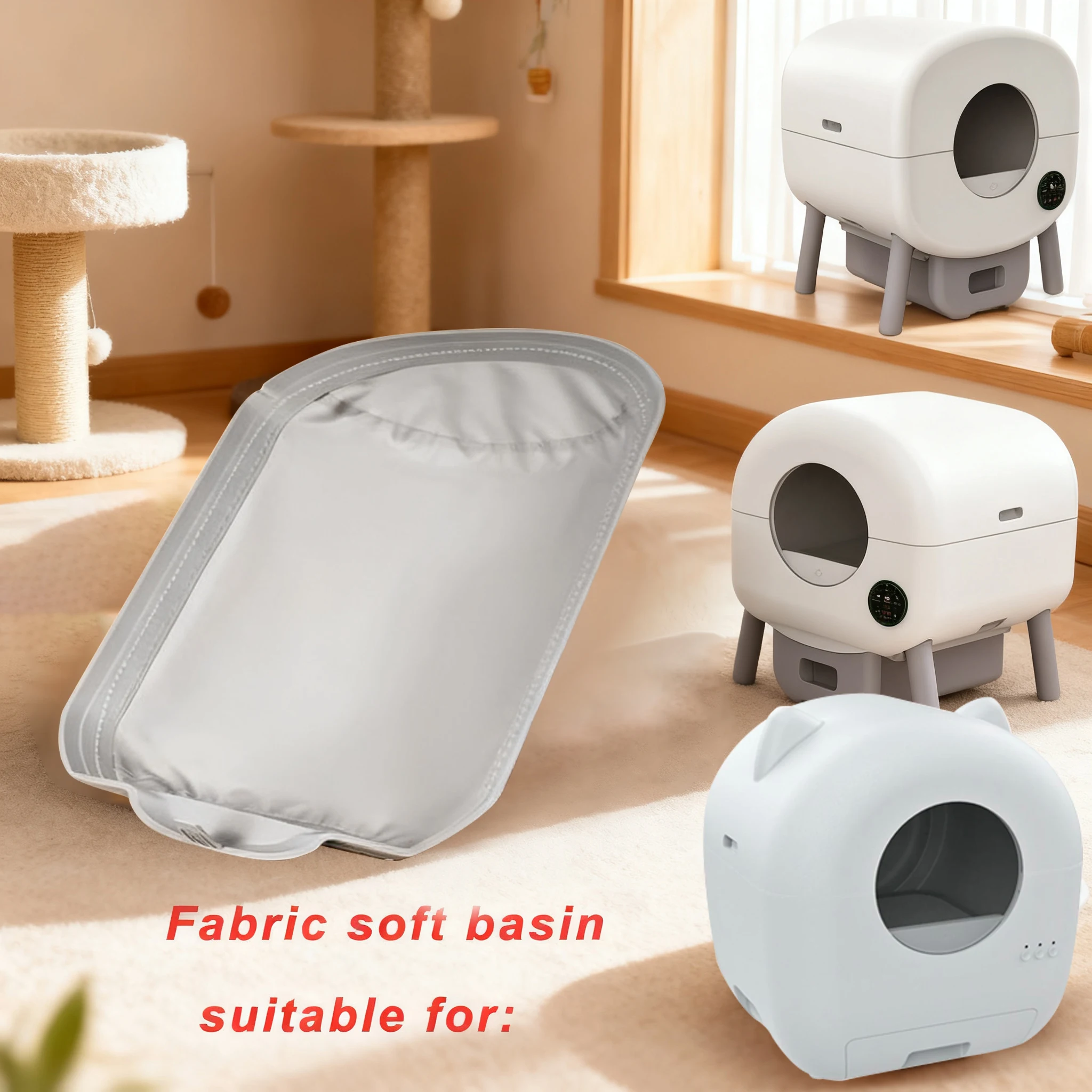 

Self-cleaning cat litter Box Accessories Washable Fabric Cat Litter Mat High Quality Durable Litter Box Accessory
