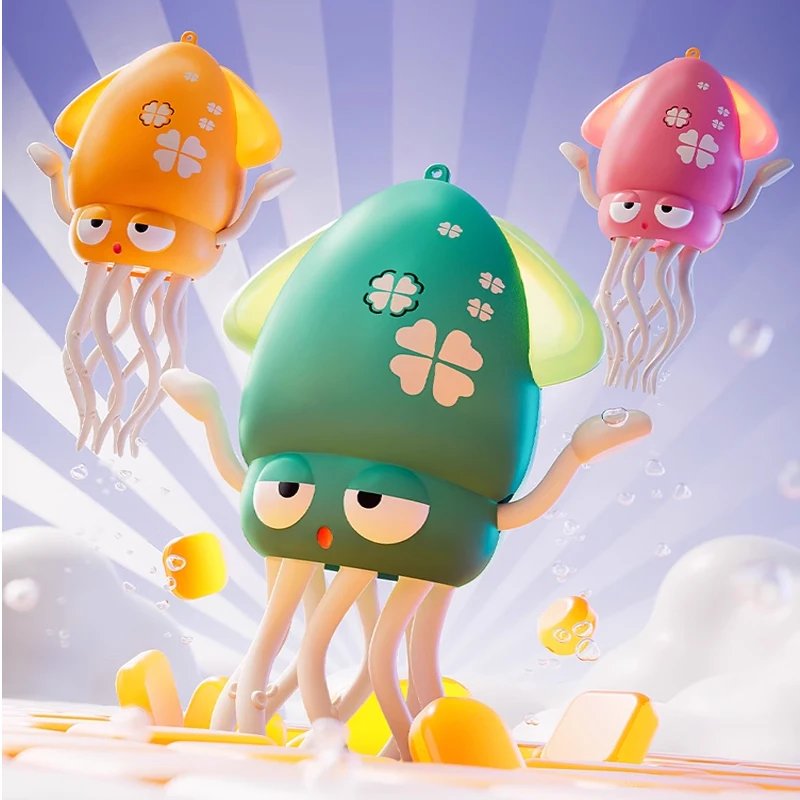 

Электрическая танцевальная игрушка Wiggly Wonder Octopus, перезаряжаемая от USB, со светодиодной подсветкой и музыкой, милая игрушка-сенсор, игрушка-кальмар с автоматической препятствий