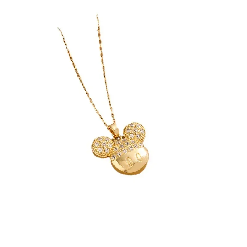 لطيف الفأر قلادة الفتيات سلسلة الترقوة متعددة الاستخدامات