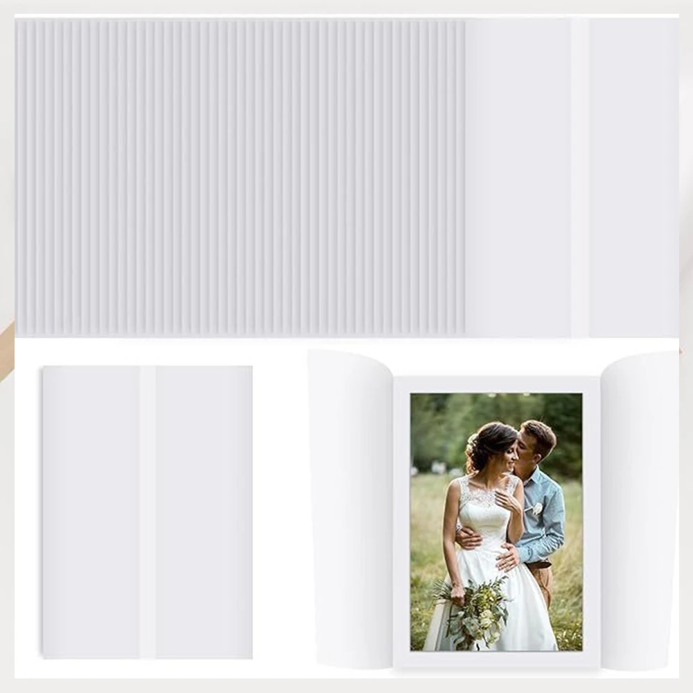 20/50/100Pack Pre-Folded Vellum Jackets for 5x7 Invitations Translucent Vellum Paper 5x7 Vellum Jackets for Envelope Liners ﻿