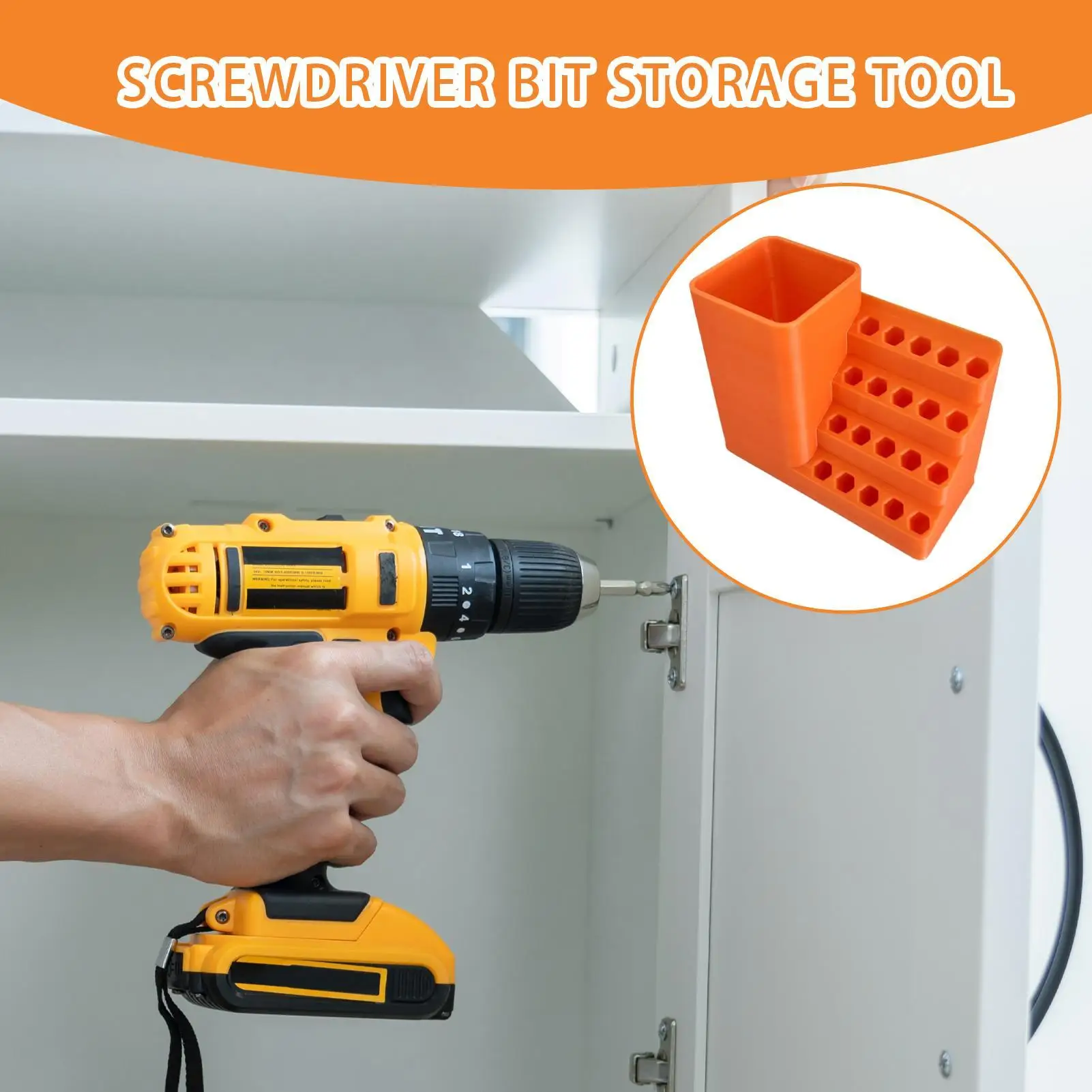 

Hex Bit Organizer Storage Case For Screwdriver Head Hex Shank Bit Storage Box Screwdriver Head Organizer Rack For Carpenter