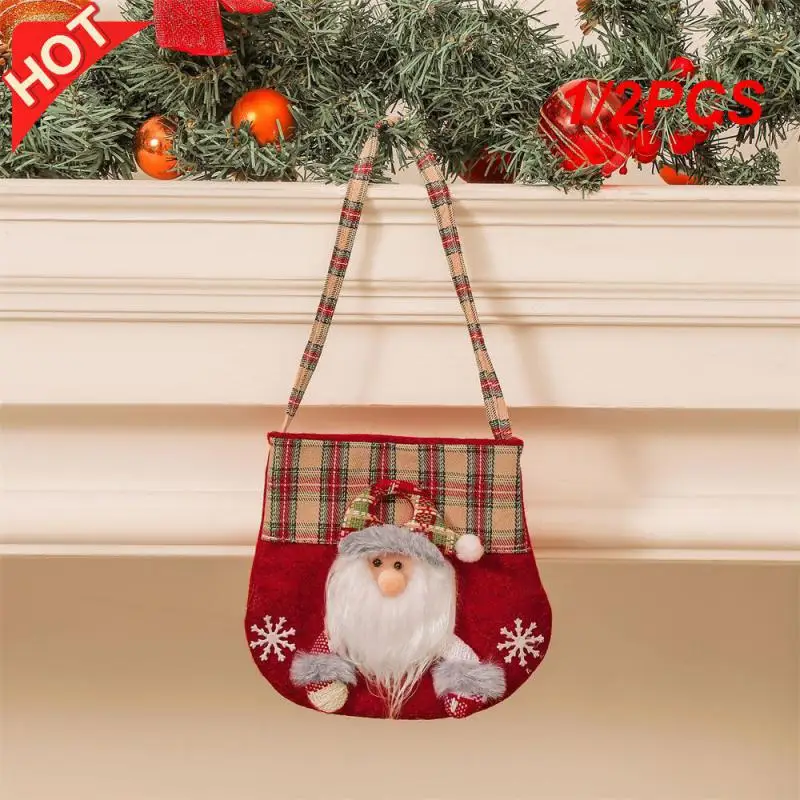 1/2PCS Pendant The Perfect Holiday Gift Easy To Carry Practical Must Have Christmas Trend Holiday Shopping Bag