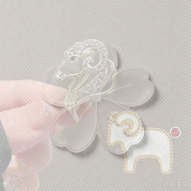 Sparkling Sheep Shape Brooch Rhinestone Enamel Lapel Pin Metal Animal Badge Elegant Clothing Accessory For Suit Coat Scarf Deco