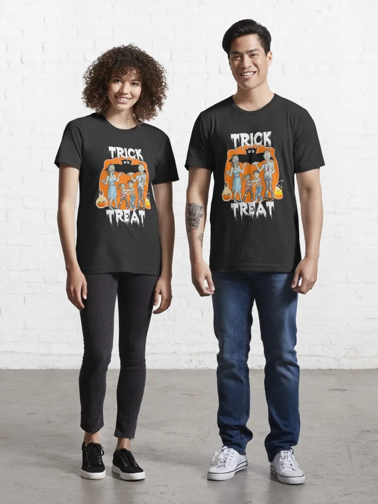 Trick Or Treat Halloween Lover Essential T-Shirt  Prevalent Leisure Cotton  Tees