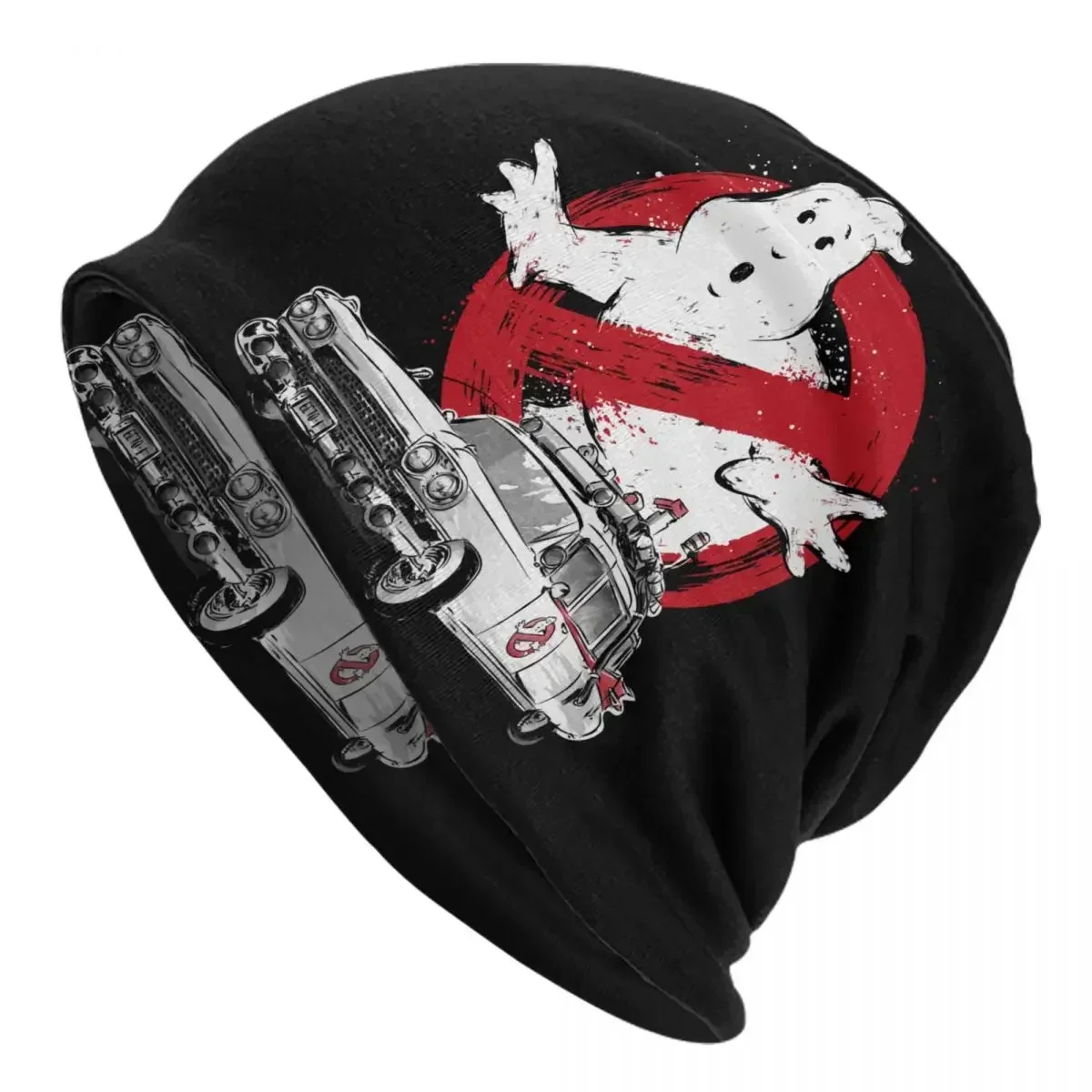 Ghostbusters Beanie Cap Unisex Winter Bonnet Femme Knitted Hats Fashion Outdoor Supernatural Ghost Movie Skullies Beanies