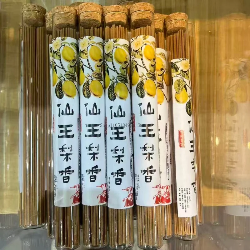 30g Goose Pear Pure Natural Ancient Law Money Drawing Incense Stick Drawing Room Temple Worship Purified Air Soothe Joss Stick