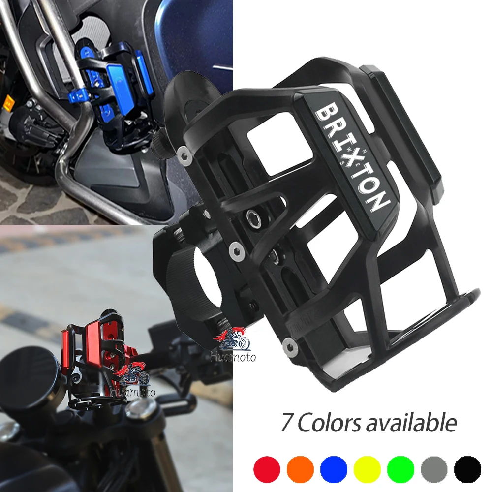 For Brixton 120 500X BX125R Beverage Water Bottle Drink Cup Holder CNC Motorcycle Accessories Alloy Supplies Equipments