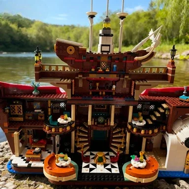 Наборы строительных блоков для ресторана, парусного спорта на море, 75640, совместимые с частицами Legoed, подходят для рождественских подарков, 3402 шт.