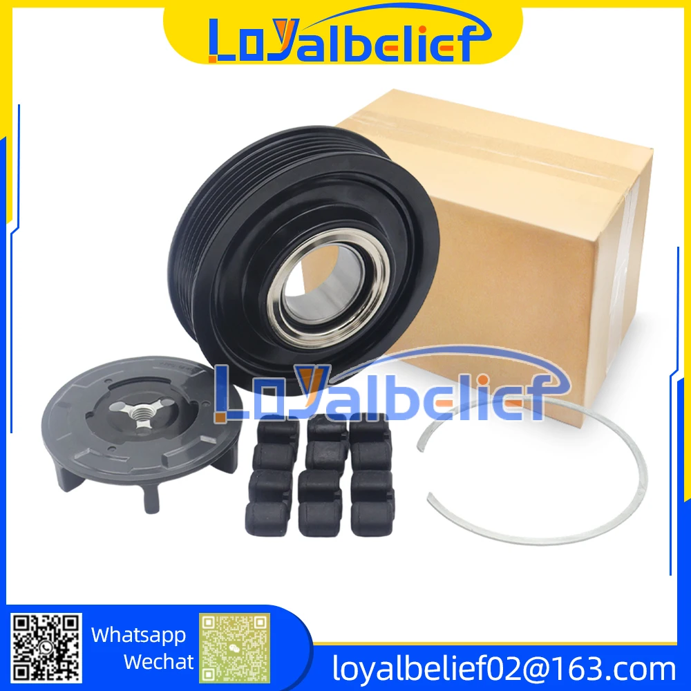 

AC Compressor Clutch Pulley for VW POLO 9N SKODA FABIA SEAT CORDOBA IBIZA AUDI A2 1.4 6Q0820808 6Q0898810 6Q0820803J 6Q0820803K