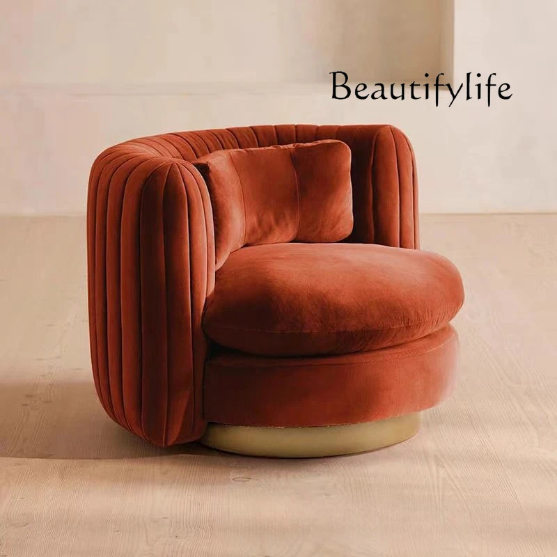 

Round Fabric Modern Chair Floor French Lounge Nordic Lamb Chair Green Ergonomic Cadeiras De Sala De Estar Living Room Furniture