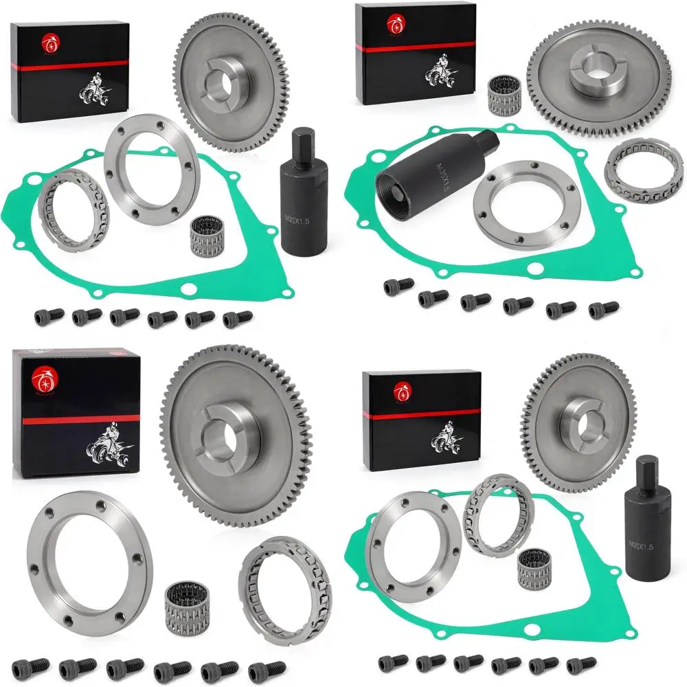 

Съемник маховика и муфта стартера, комплект одностороннего подшипника и прокладка для YAMAHA Warrior Raptor Big Bear Moto 4 350 YFM350 1987-201