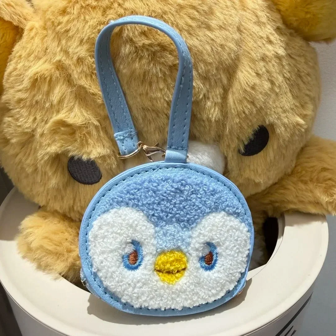 Daily Portable Storage Pokepeace Coin Purse Pikachu Piplup Rowlet Scorbunny Tandemaus Chenille PU Leather Wrist Pouch for Fans - view 5