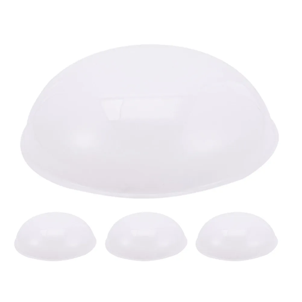 

Комплект из 4 пластиковых круглых плафонов для потолочных светильников LED, сменные рассеиватели для коридора, прихожей, балкона