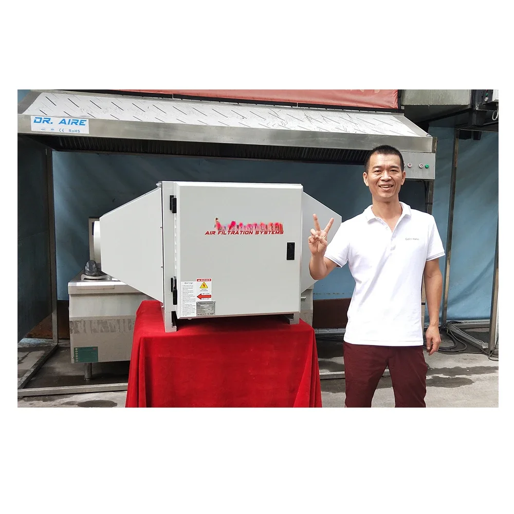 Elektrostatischer Pspiratorfilter für Kaffeeröstmaschine, 98 % Rauchentfernungsrate