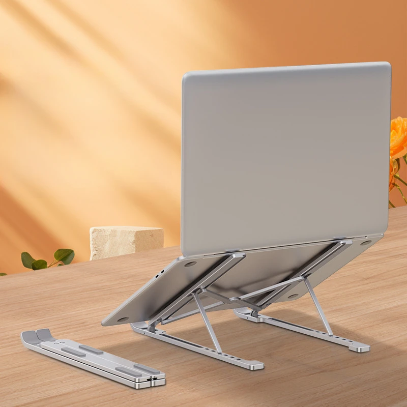 

360°Rotating Portable Notebook Bracket Heat Dissipation Folding Aluminum Holder Suitable for Macbook Air Pro