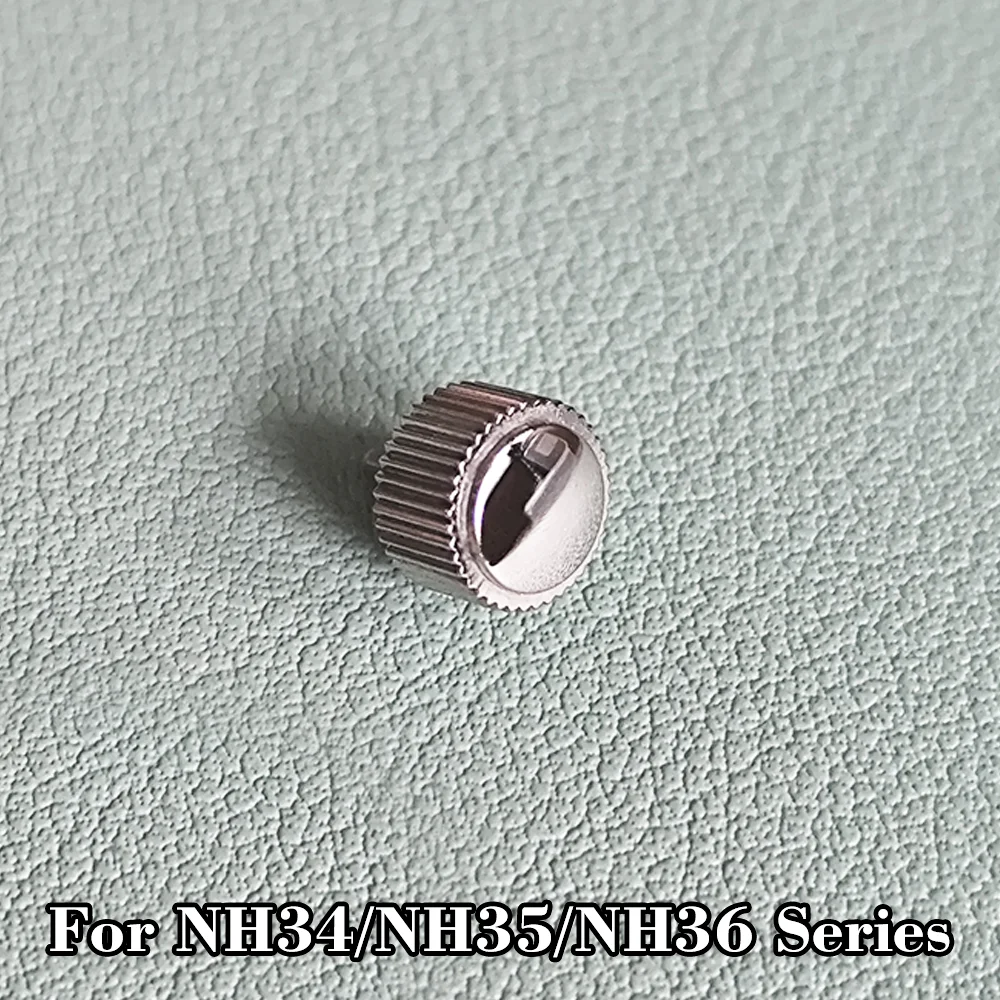 Custom Logo Crown For NH34 NH35 NH36 Watch Crown 7mm Crown Diameter 316L stainless steel Screw-in Crowns Replacement Parts
